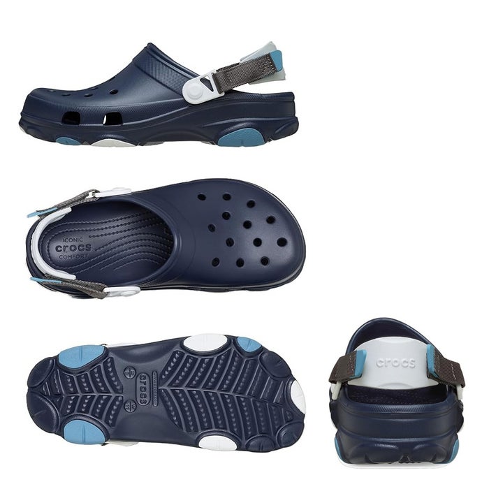 クロックス サンダル メンズ crocs  オール テレイン クロッグ チョーク  ブラック 黒 ネイビー ALL TERRAIN CLOG 206340