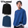 ヒュンメル スウェット メンズ ブランド 黒 ブラック ネイビー ジム トレーニング ランニング フィットネス バンブルビー スウェットクルーネック hummel PLAY HAP8306C