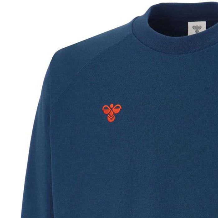 ヒュンメル スウェット メンズ ブランド 黒 ブラック ネイビー ジム トレーニング ランニング フィットネス バンブルビー スウェットクルーネック hummel PLAY HAP8306C