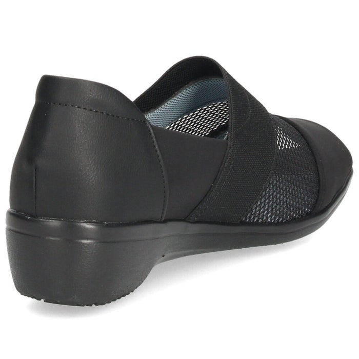 オープントゥ サマーシューズ カジュアル 靴 コンフォート シューズ 幅広 3E 軽量 通気性 メッシュ パンジー Pansy 4482 ブラック 黒 グレー ギフト