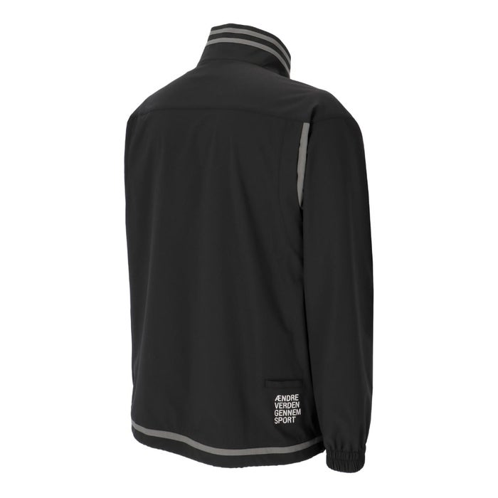 ヒュンメル ジャージ 上 メンズ レディース ブランド 黒 ブラック ブルー スポーツ ジム トレーニング ランニング フィットネス ユニセックス バンブルビー クロスジャケット hummel PLAY HAW2209