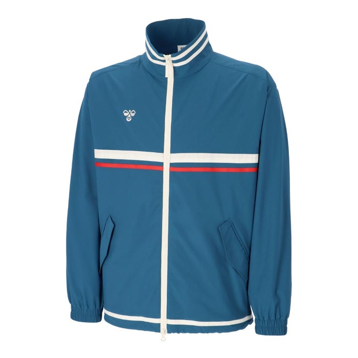 ヒュンメル ジャージ 上 メンズ レディース ブランド 黒 ブラック ブルー スポーツ ジム トレーニング ランニング フィットネス ユニセックス バンブルビー クロスジャケット hummel PLAY HAW2209