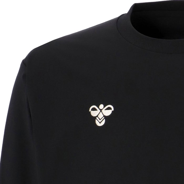 ヒュンメル Tシャツ 長袖 ロンT レディース メンズ ブランド おしゃれ 白 黒 ブルー スポーツ ジム トレーニング ランニング フィットネス ユニセックス バンブルビー hummel PLAY HAP7242