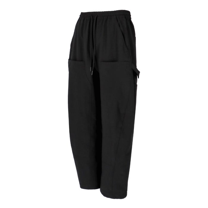 ヒュンメル パンツ メンズ レディース ズボン バレルレッグ ロングパンツ ウエストゴム ユニセックス hummel PLAY シアサッカーバレルパンツ HAW3098P