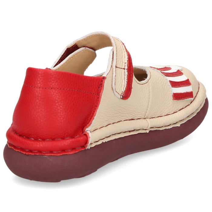 エスタシオン カジュアルシューズ レディース コンフォート 靴 リサ・ラーソン 本革 幅広 ４E 歩きやすい マイキーモチーフ 猫 Estacion TGE671 ストラップ ブラック 黒 アイボリー