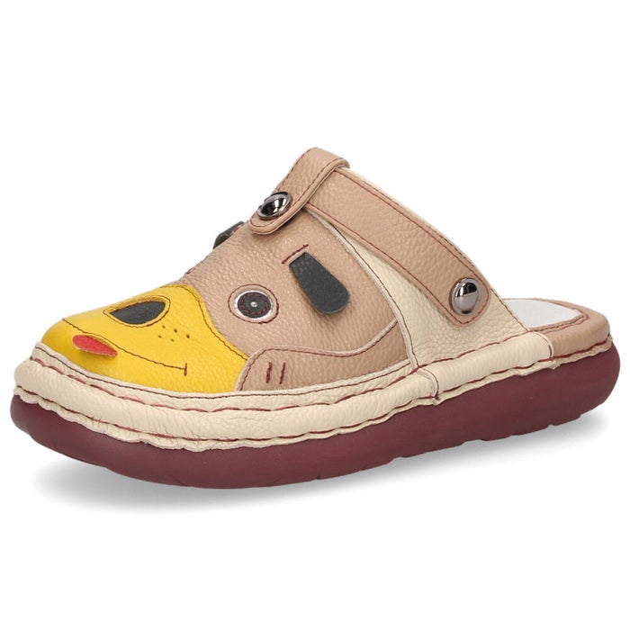 サンダル レディース サボ 本革 レザー 靴 幅広 ４E ２WEY エスタシオン Estacion TGE564 歩きやすい 履きやすい