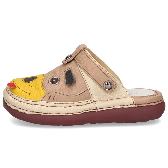 サンダル レディース サボ 本革 レザー 靴 幅広 ４E ２WEY エスタシオン Estacion TGE564 歩きやすい 履きやすい