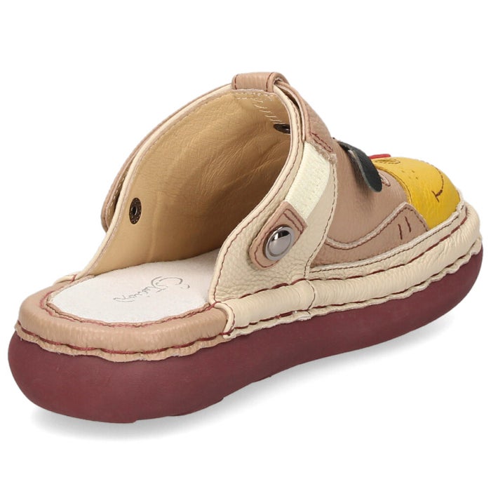 サンダル レディース サボ 本革 レザー 靴 幅広 ４E ２WEY エスタシオン Estacion TGE564 歩きやすい 履きやすい