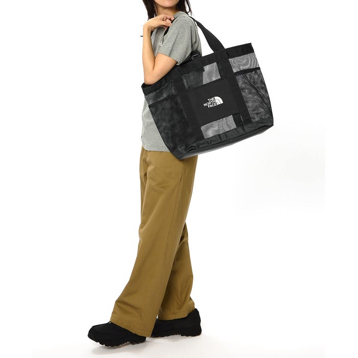 ノースフェイス トート バッグ 黒 グラットンメッシュトートS NM72631 K ブラック 耐水性 アウトドア キャンプ スポーツ THE NORTH FACE