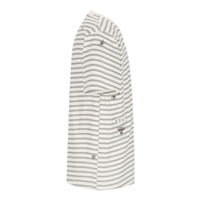 ヒュンメル 半袖Tシャツ メンズ ストレッチ性 ボーダー 吸汗速乾 UVカット ロゴ刺繍 hummel PLAY HAP4235