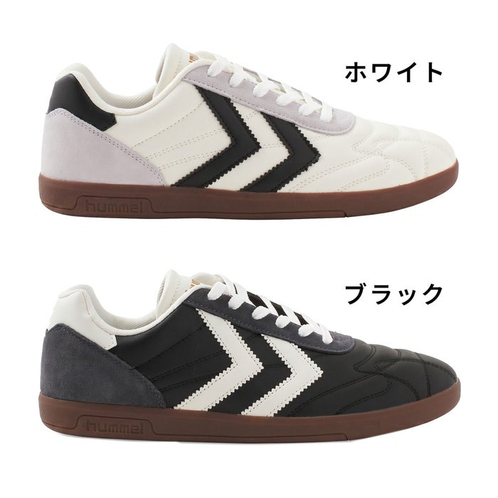 ヒュンメル スニーカー メンズ レディース HM232747 SUPER MATCH hummel 靴 ローカット シューズ ホワイト 白 ブラック 黒 