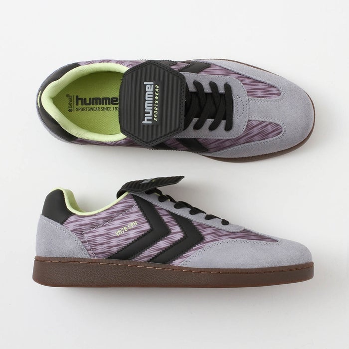 ヒュンメル スニーカー レディース メンズ HM232435 hummel VM78 CPH TP 靴 ローカット シューズ スエード グレー