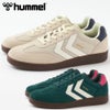 ヒュンメル スニーカー レディース メンズ HM218637 VM78 CPH MS hummel 靴 ローカット シューズ スエード ベージュ グリーン 緑