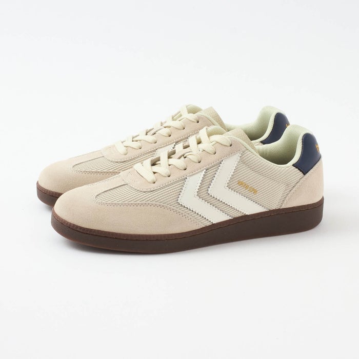 ヒュンメル スニーカー レディース メンズ HM218637 VM78 CPH MS hummel 靴 ローカット シューズ スエード ベージュ グリーン 緑