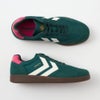 ヒュンメル スニーカー レディース メンズ HM218637 VM78 CPH MS hummel 靴 ローカット シューズ スエード ベージュ グリーン 緑