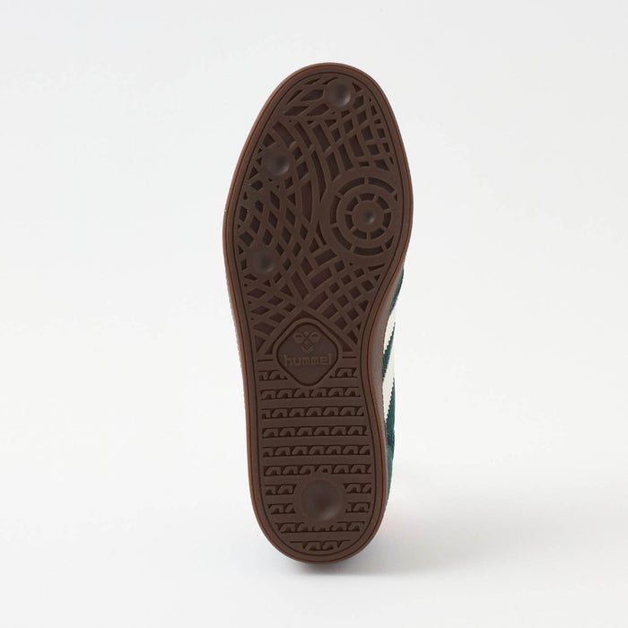 ヒュンメル スニーカー レディース メンズ HM218637 VM78 CPH MS hummel 靴 ローカット シューズ スエード ベージュ グリーン 緑