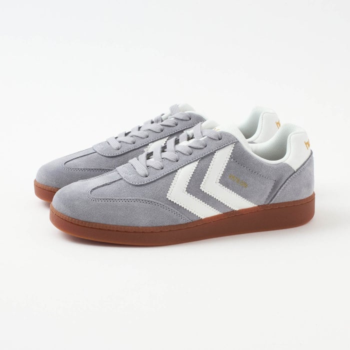 ヒュンメル スニーカー レディース メンズ HM229510 VM78 CPH SP hummel 靴 ローカット シューズ スエード グレー 青 ブルー