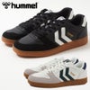 ヒュンメル スニーカー レディース メンズ HANDBALL PERFEKT SP HM226303 hummel 靴 ローカット シューズ スエード 黒 ブラック 白 ホワイト