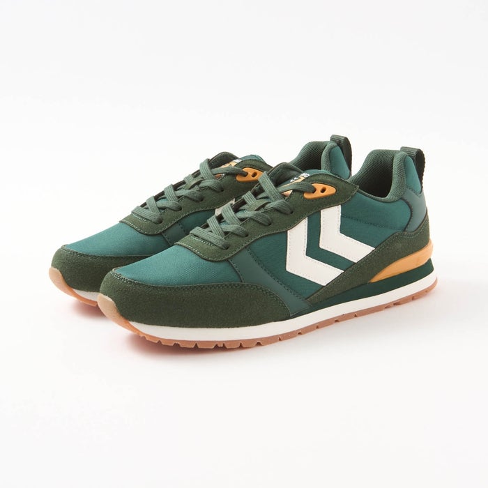 ヒュンメル スニーカー メンズ レディース MONACO 86 NS HM221427 hummel 靴 ローカット シューズ スエード グレー ベージュ 緑