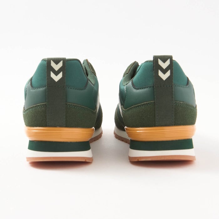 ヒュンメル スニーカー メンズ レディース MONACO 86 NS HM221427 hummel 靴 ローカット シューズ スエード グレー ベージュ 緑