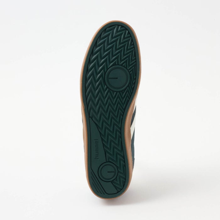 ヒュンメル スニーカー メンズ レディース DIAMANT LX-E RS HM226230 hummel 靴 ローカット シューズ スエード 黒 ブラック 緑