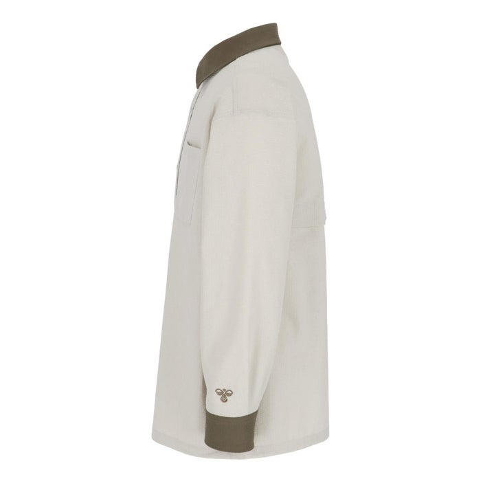 ヒュンメル シャツ メンズ PLAY シアサッカー長袖フルボタンシャツ 服 UVカット 通気性 吸汗速乾 hummel PLAY HAW4238 ブラック シルバーバーチ カーキ