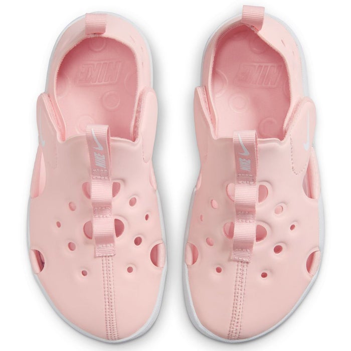 ナイキ キッズ サンダル スポーツサンダル ジュニア NIKE サンレイ プロテクト 4 PS  サンダル HF6277-600 面ファスナー 着脱簡単 水陸両用 軽量 速乾 防滑