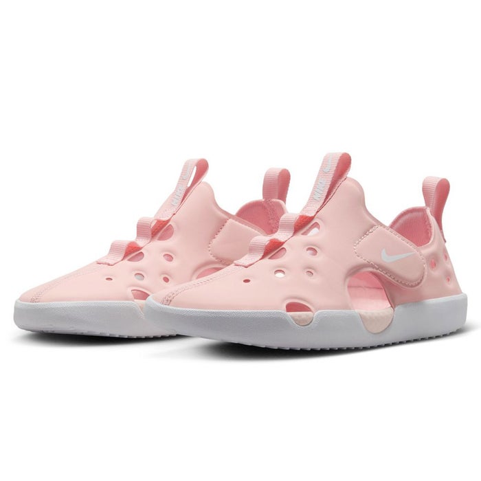 ナイキ キッズ サンダル スポーツサンダル ジュニア NIKE サンレイ プロテクト 4 PS  サンダル HF6277-600 面ファスナー 着脱簡単 水陸両用 軽量 速乾 防滑