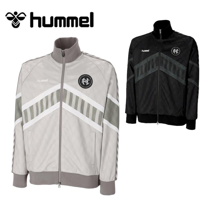 ヒュンメル ジャケット メンズ H.FC トラックジャケット スポーツ 吸汗速乾 hummel HAT2143 トレーニング ブラック クリーンベージュ