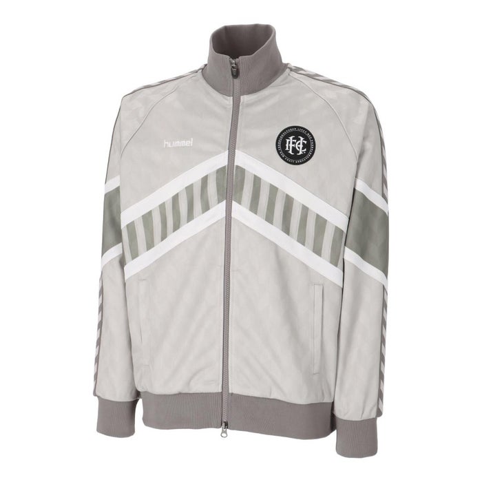 ヒュンメル ジャケット メンズ H.FC トラックジャケット スポーツ 吸汗速乾 hummel HAT2143 トレーニング ブラック クリーンベージュ