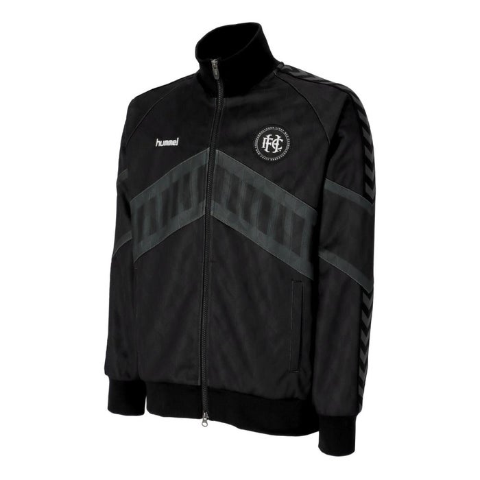 ヒュンメル ジャケット メンズ H.FC トラックジャケット スポーツ 吸汗速乾 hummel HAT2143 トレーニング ブラック クリーンベージュ