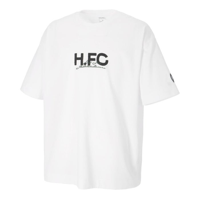 ヒュンメル Tシャツ メンズ スポーツ hummel H.FC ロゴTシャツ HAP4231 トレーニング カジュアル 白 黒
