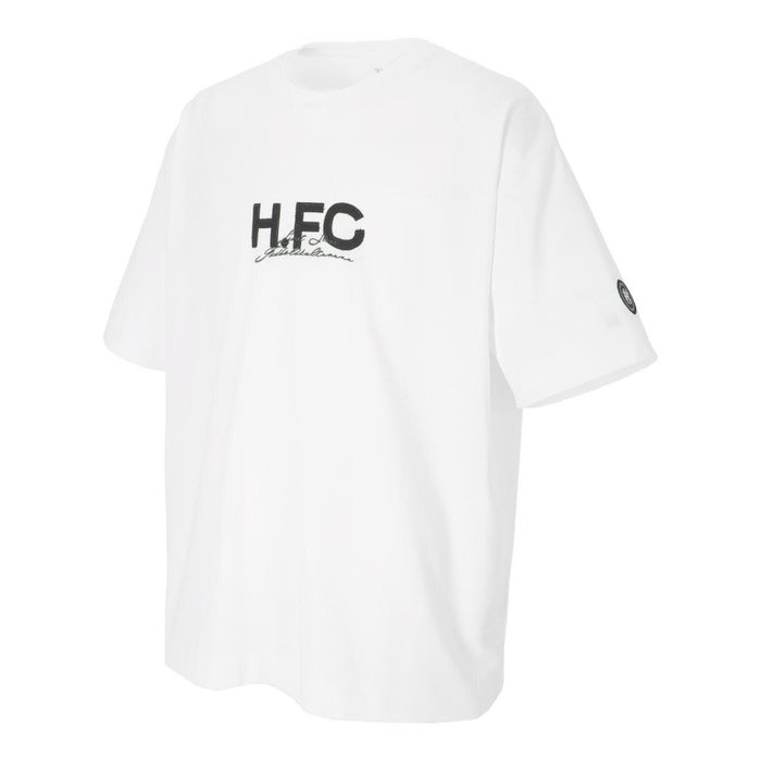 ヒュンメル Tシャツ メンズ スポーツ hummel H.FC ロゴTシャツ HAP4231 トレーニング カジュアル 白 黒