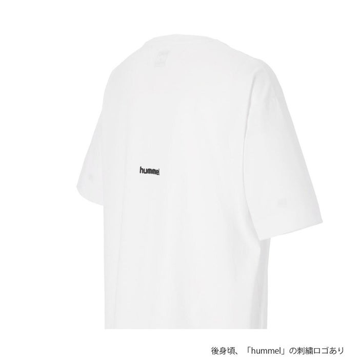 ヒュンメル Tシャツ メンズ スポーツ hummel H.FC ロゴTシャツ HAP4231 トレーニング カジュアル 白 黒