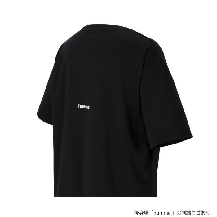 ヒュンメル Tシャツ メンズ スポーツ hummel H.FC ロゴTシャツ HAP4231 トレーニング カジュアル 白 黒