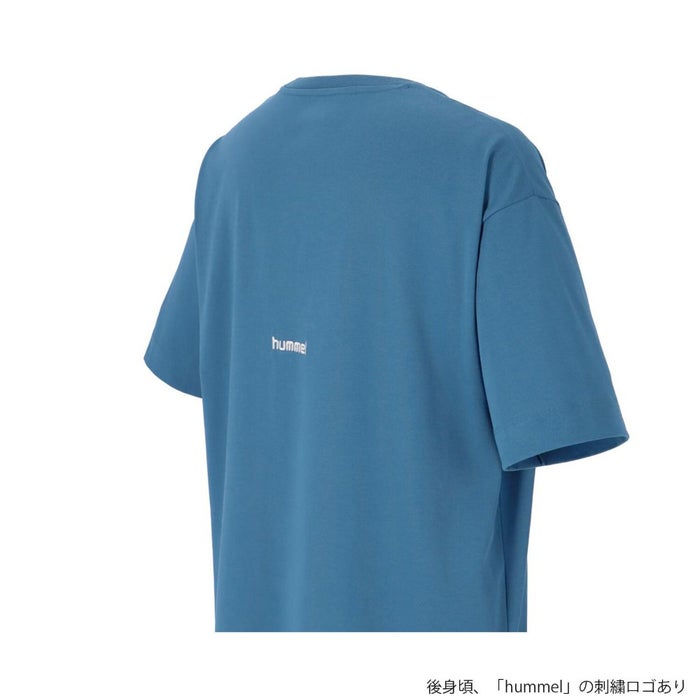 ヒュンメル Tシャツ メンズ スポーツ hummel H.FC ロゴTシャツ HAP4231 トレーニング カジュアル 白 黒