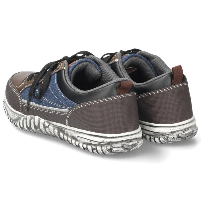 セーフティーシューズ EDWIN エドウィン メンズ ESM-107D ESM-108D 鉄芯入り 軽量 作業靴 ワークシューズ スニーカー ローカット  紐 スリッポン デニム ブラックデニム 軽作業