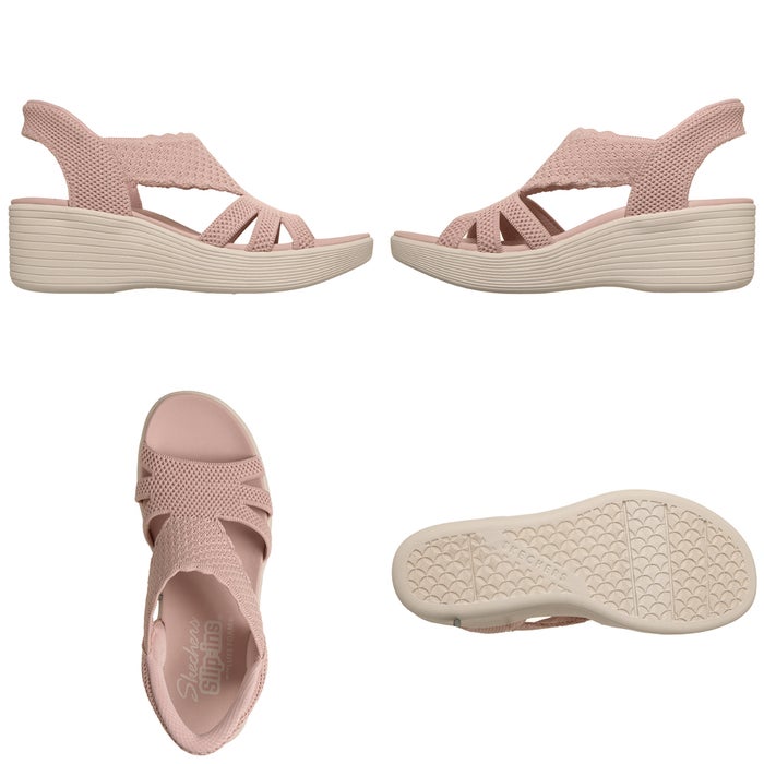 スケッチャーズ スリップインズ レディース サンダル パラレル ライト サマー インバイト 120012 SKECHERS Slip-ins ハンズフリー 立ったまま履ける 手を使わずに履ける ノーマル幅