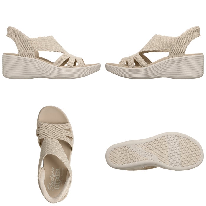 スケッチャーズ スリップインズ レディース サンダル パラレル ライト サマー インバイト 120012 SKECHERS Slip-ins ハンズフリー 立ったまま履ける 手を使わずに履ける ノーマル幅