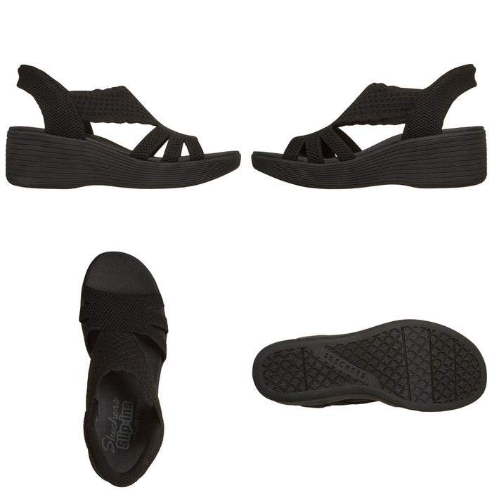 スケッチャーズ スリップインズ レディース サンダル パラレル ライト サマー インバイト 120012 SKECHERS Slip-ins ハンズフリー 立ったまま履ける 手を使わずに履ける ノーマル幅