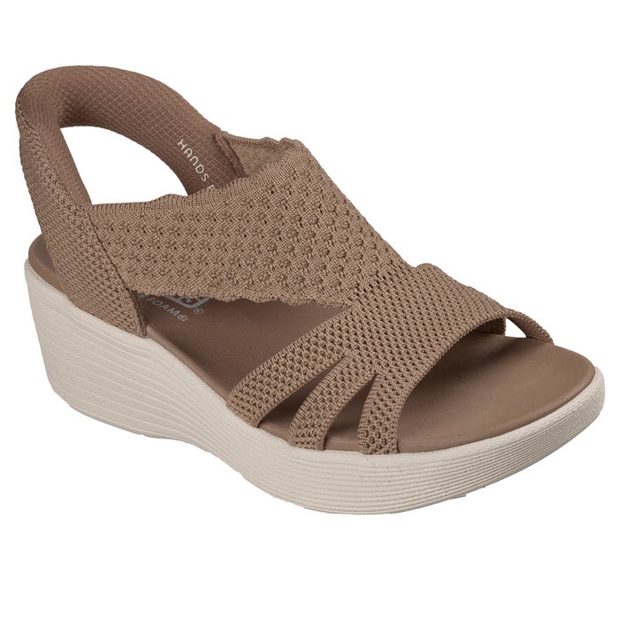 スケッチャーズ スリップインズ レディース サンダル パラレル ライト サマー インバイト 120012 SKECHERS Slip-ins ハンズフリー 立ったまま履ける 手を使わずに履ける ノーマル幅