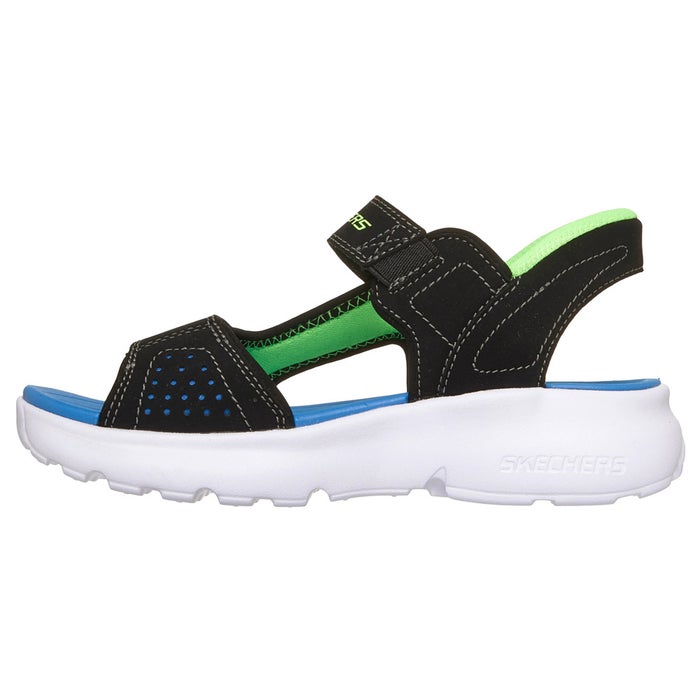 スケッチャーズ スリップインズ キッズ サンダル SKECHERS Slip-ins  レイザー スプラッシュ ノーマル幅 男の子 ボーイズ スポーツサンダル 靴 ブラック 黒 ネイビー 407014L