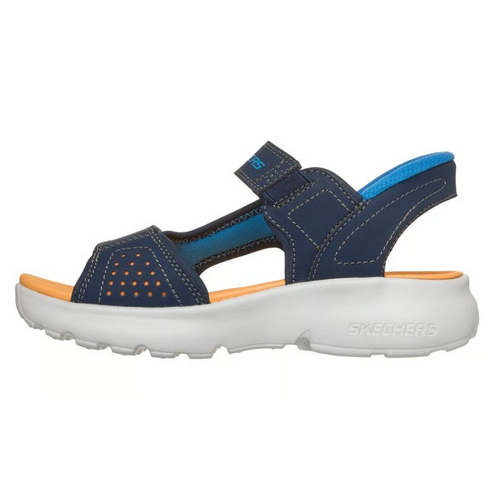 スケッチャーズ スリップインズ キッズ サンダル SKECHERS Slip-ins  レイザー スプラッシュ ノーマル幅 男の子 ボーイズ スポーツサンダル 靴 ブラック 黒 ネイビー 407014L