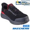 スケッチャーズ スリップインズ メンズ スニーカー ワーク ティリド フェチット ワイド幅 靴 立ったまま履ける 作業靴 つま先保護 防滑 感電防止 ゴム紐 SKECHERS Slip-ins 200206WJ