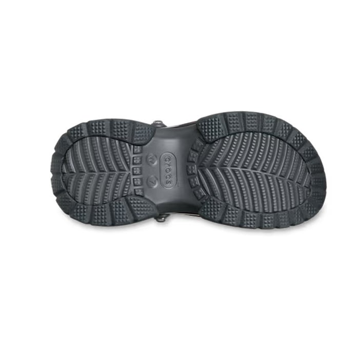 クロックス サンダル レディース 厚底 軽量 滑りにくい ジビッツ対応 スーパーベイ クロッグ crocs 212811