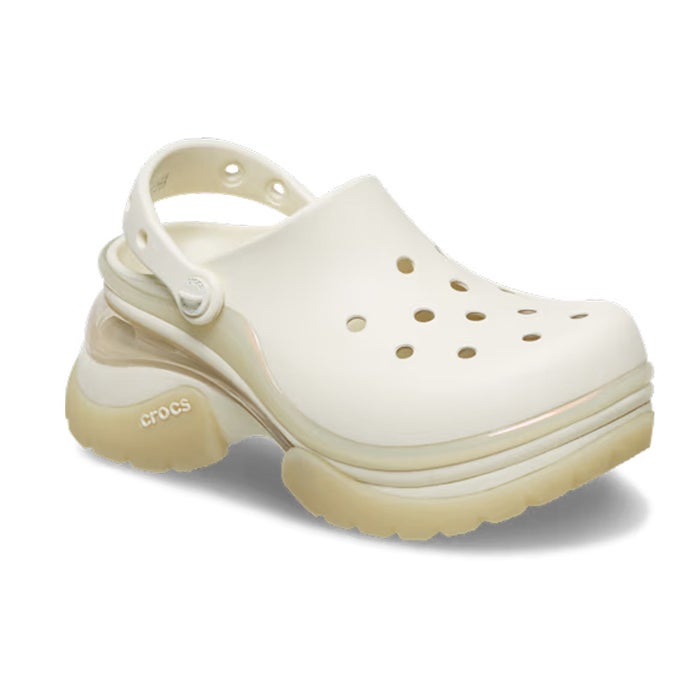 クロックス サンダル レディース 厚底 軽量 滑りにくい ジビッツ対応 スーパーベイ クロッグ crocs 212811