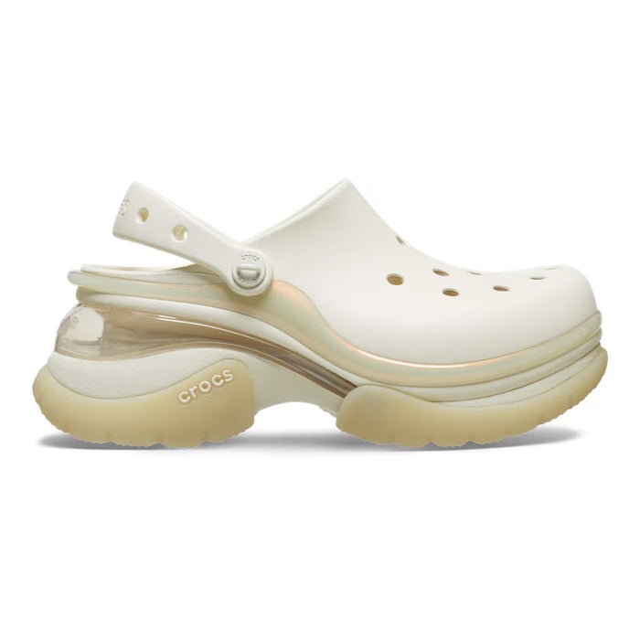 クロックス サンダル レディース 厚底 軽量 滑りにくい ジビッツ対応 スーパーベイ クロッグ crocs 212811