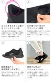 サンダル レディース 厚底 立ったまま履ける 手を使わずに履ける ハンズフリーサンダル 軽量 スニーカーサンダル スポーツサンダル サマーニット 歩きやすい 履きやすい 痛くない 楽すぽっ Parade 62801