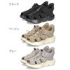サンダル レディース スポーツサンダル 靴 厚底 安定感 ドローコード ミッシェルクラン 909 MK MICHEL KLEIN ブラック ベージュ グレー