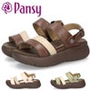 サンダル レディース 厚底 軽量 クッション 歩きやすい 疲れにくい 2WAY バックベルト Pansy パンジー MS210